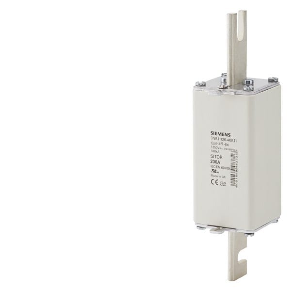 SIEMENS - SITOR-Sicherungseinsatz, mit geschlitzten Messerkontakten, NH1L, In: 250 A, aR