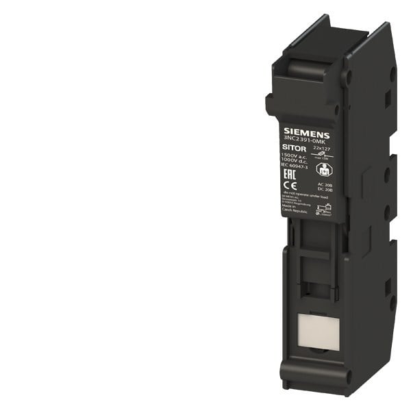 SIEMENS - SITOR Sicherungshalter 22x 127 63A 1500V AC/DC 1000V 1-polig