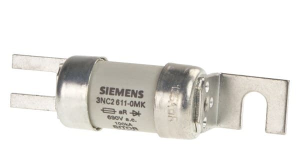 SIEMENS - SITOR-Sicherungseinsatz, mit Anschraublaschen, In: 100 A, aR, Un AC: 690 V