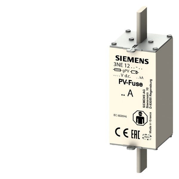 SIEMENS - PV-Sicherungseinsatz, mit Messerkontakten, NH2XL, In: 250 A, gPV, Un DC: 1500 V