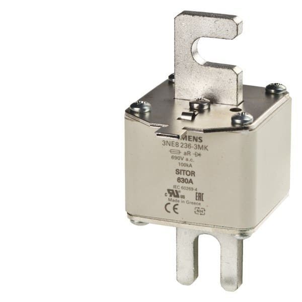 SIEMENS - SITOR-Sicherungseinsatz, mit geschlitzten Messerkontakten, NH1, In: 450 A, aR