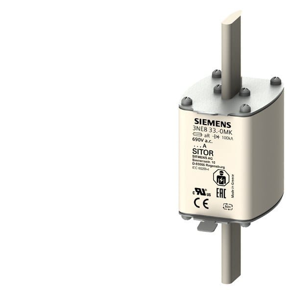 SIEMENS - SITOR-Sicherungseinsatz, mit Messerkontakten, NH2, In: 550 A, aR, Un AC: 690 V