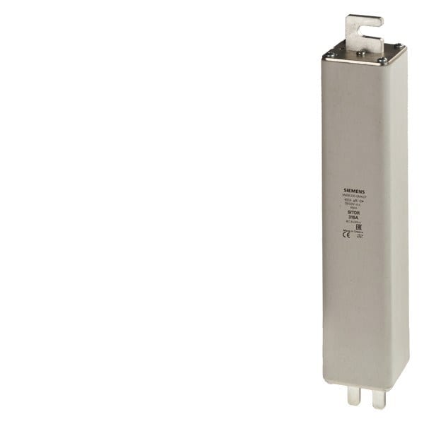 SIEMENS - SITOR-Sicherungseinsatz, mit geschlitzten Messerkontakten, NH2, In: 315 A, aR