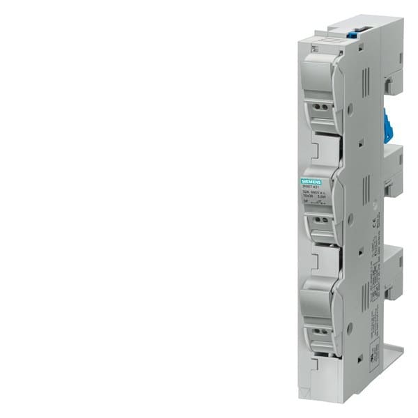 SIEMENS - SENTRON, Sicherungshalter, Class CC, 3-polig, In: 30 A, Un AC: 600 V