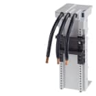 SIEMENS - Adapter 63A mit 1 Hutschiene 54x 160mm
