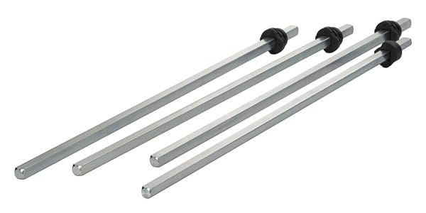 SIEMENS - Türkupplungsdrehantrieb, mit Wellensatz, Welle 8x8mm, Länge 600mm, 5 Teile