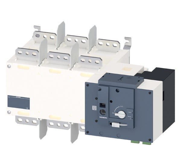 SIEMENS - SENTRON, Netzumschalter 3KC, fernbetätigt, RTSE, 3-polig, Iu: 1600 A