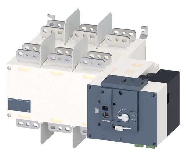 SIEMENS - SENTRON, Netzumschalter 3KC, fernbetätigt, RTSE, 3-polig, Iu: 2500 A