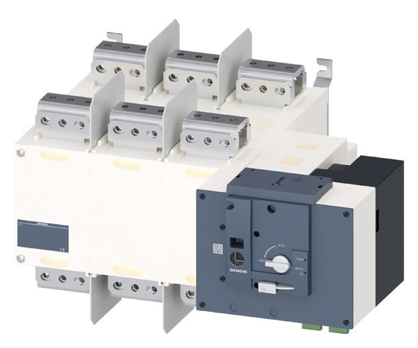 SIEMENS - SENTRON, Netzumschalter 3KC, fernbetätigt, RTSE, 3-polig, Iu: 3200 A