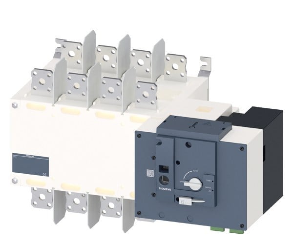 SIEMENS - SENTRON, Netzumschalter 3KC, fernbetätigt, RTSE, 4-polig, Iu: 800 A