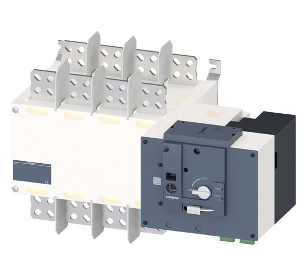 SIEMENS - SENTRON, Netzumschalter 3KC, fernbetätigt, RTSE, 4-polig, Iu: 1250 A