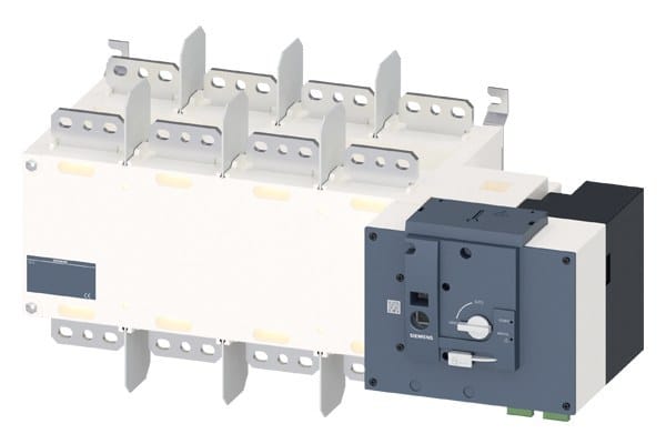 SIEMENS - SENTRON, Netzumschalter 3KC, fernbetätigt, RTSE, 4-polig, Iu: 1600 A