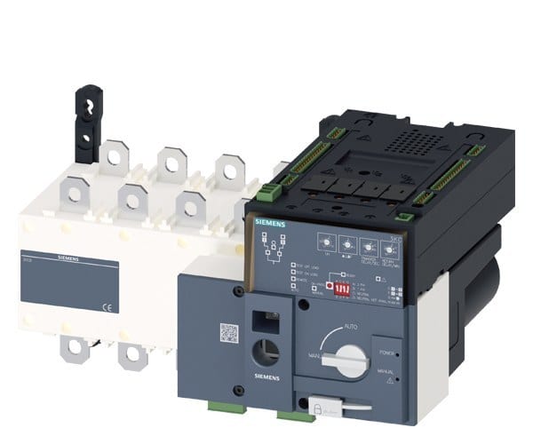 SIEMENS - SENTRON, ATE, Netzumschalter 3KC, automatisch, ATSE, 4- polig, Iu: 250 A