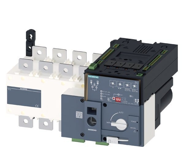 SIEMENS - SENTRON, ATE, Netzumschalter 3KC, automatisch, ATSE, 4- polig, Iu: 400 A