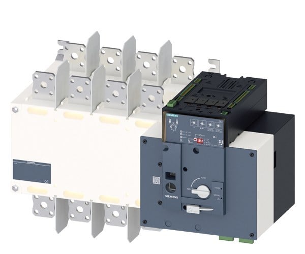 SIEMENS - SENTRON, ATE, Netzumschalter 3KC, automatisch, ATSE, 4- polig, Iu: 1000 A