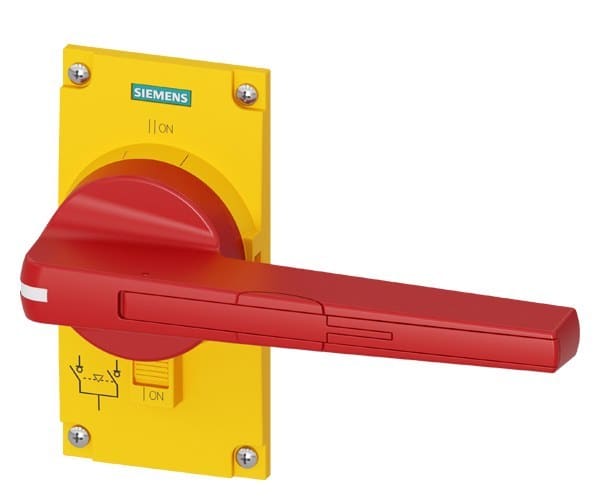 SIEMENS - Zubehör für 3KC0 BG 5 Direktantrieb gelb/rot mit Abdeckung für 3KC0 BG5