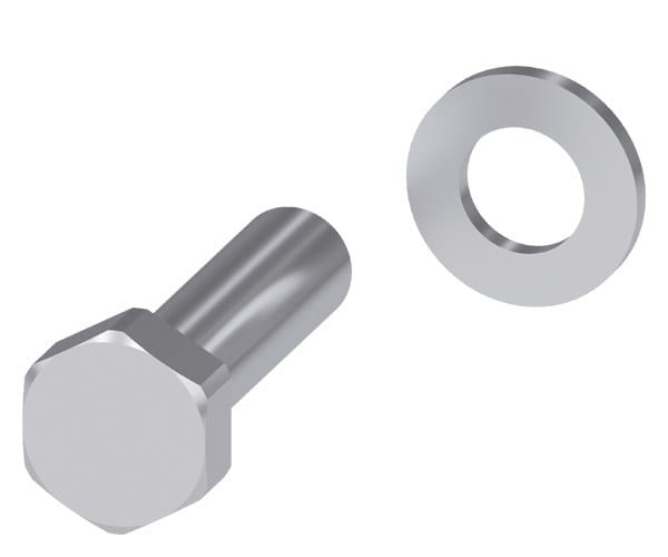 SIEMENS - Zubehör für 3KC4, 3KC8 Kupferschiene, Bausatz Schraubenset Teil B, 45mm
