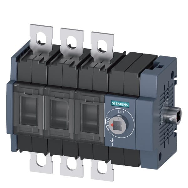 SIEMENS - Lasttrennschalter 200A, Baugr. 2, 3-polig Seitenantrieb rechts Grundgerät