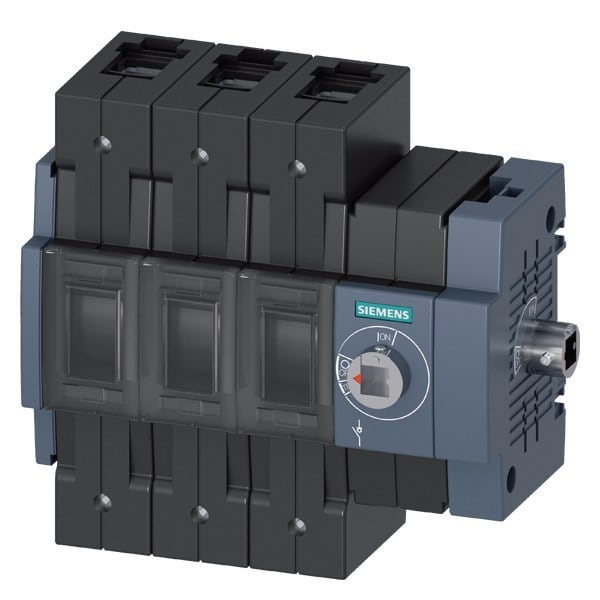 SIEMENS - Lasttrennschalter 125A, Baugr. 2, 3-polig Seitenantrieb rechts Grundgerät