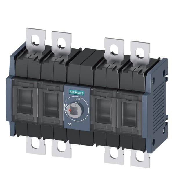 SIEMENS - Lasttrennschalter 100A, Baugr. 2, 4-polig Frontantrieb mittig Grundgerät