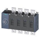 SIEMENS - Lasttrennschalter 800A, Baugr. 4, 4-polig Seitenantrieb links Grundgerät