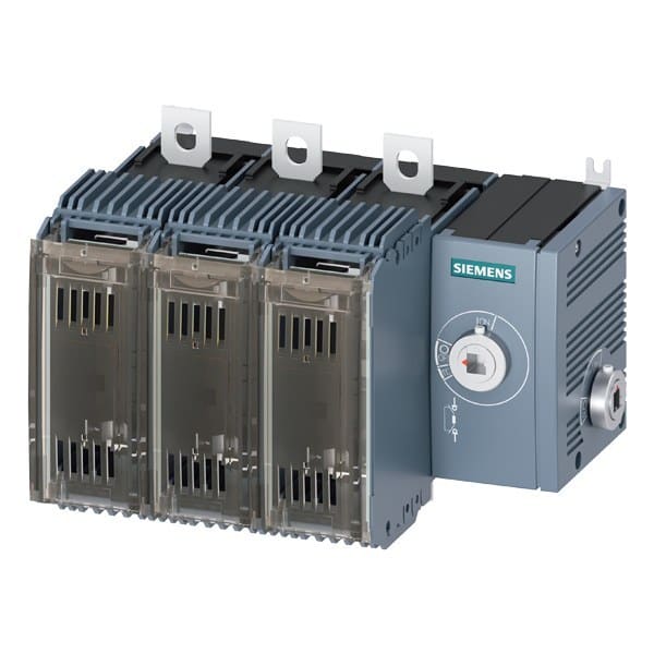 SIEMENS - Lasttrennschalter mit Sicherung 125A, Baugr. 2, 3-polig für NH-Sicherung Gr. 000