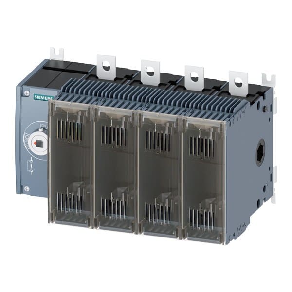 SIEMENS - Lasttrennschalter mit Sicherung 250A, Baugr. 3, 4-polig für NH-Sicherung Gr. 0