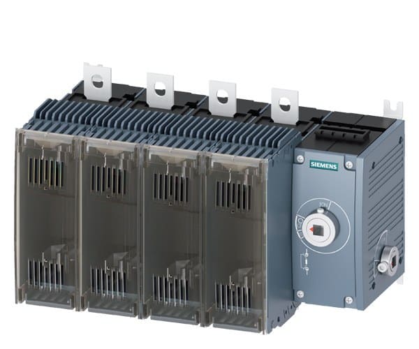 SIEMENS - Lasttrennschalter mit Sicherung 250A, Baugr. 3, 4-polig für NH-Sicherung Gr. 0