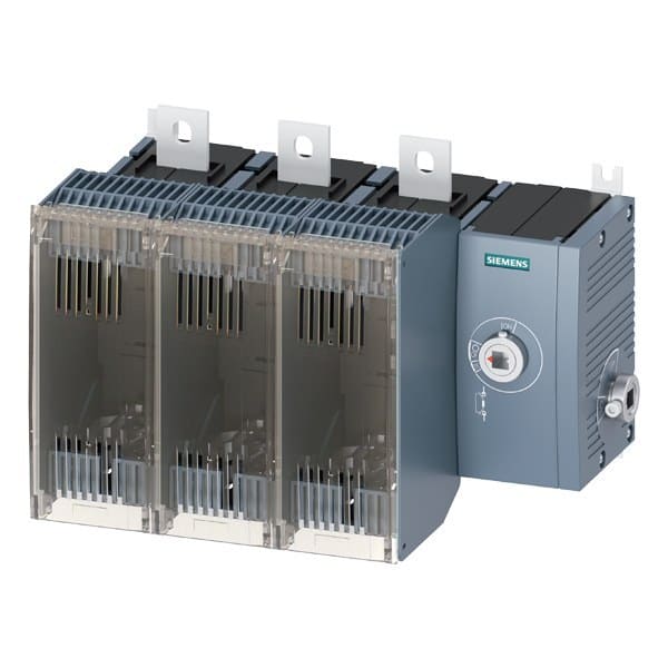 SIEMENS - Lasttrennschalter mit Sicherung 400A, Baugr. 4, 3-polig für NH-Sicherung Gr. 1