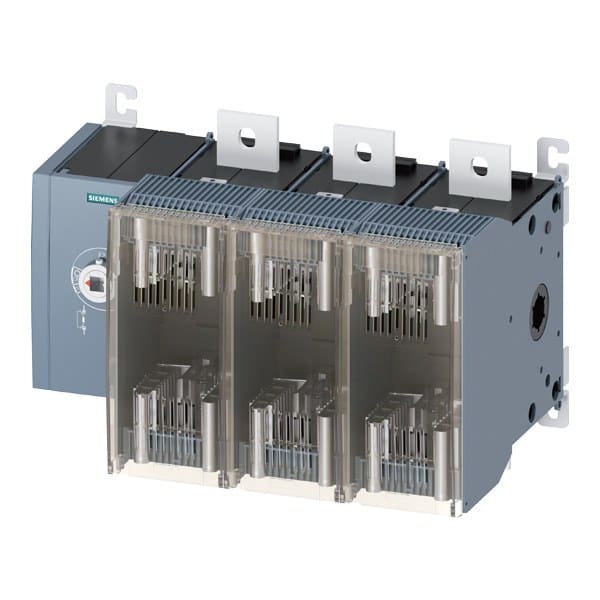 SIEMENS - Lasttrennschalter mit Sicherung 630A, Baugr. 5, 3-polig für NH-Sicherung Gr. 2