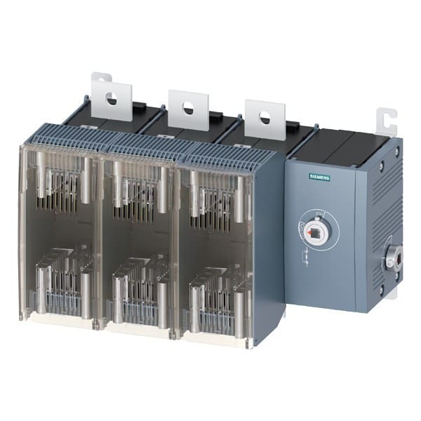 SIEMENS - Lasttrennschalter mit Sicherung 800A, Baugr. 5, 3-polig für NH-Sicherung Gr. 2