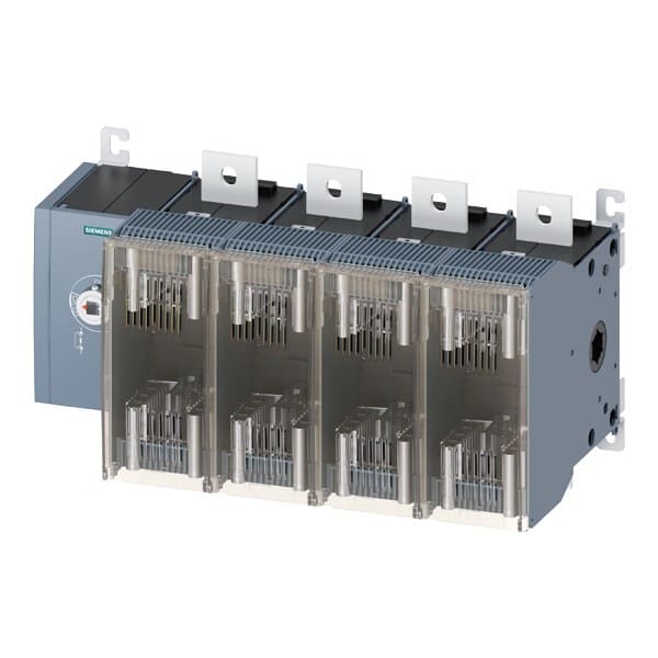 SIEMENS - Lasttrennschalter mit Sicherung 630A, Baugr. 5, 4-polig für NH-Sicherung Gr. 2