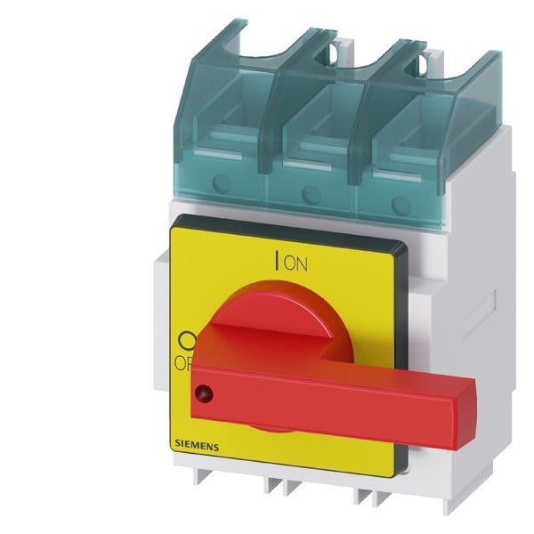 SIEMENS - SENTRON, Lasttrennschalter 3LD, Not-Aus-Schalter, 3- polig, Iu: 160 A