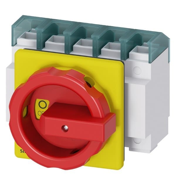 SIEMENS - SENTRON, Lasttrennschalter 3LD, Not-Aus-Schalter, 4- polig, 100 A