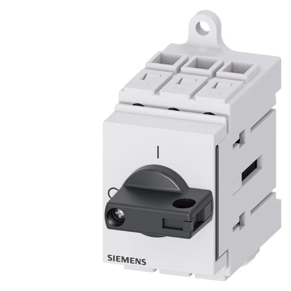SIEMENS - Lasttrennschalter 3LD3, Iu 25 A Hauptschalter 3-polig