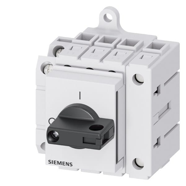 SIEMENS - Lasttrennschalter 3LD3, Iu 40 A Hauptschalter 3-polig + N