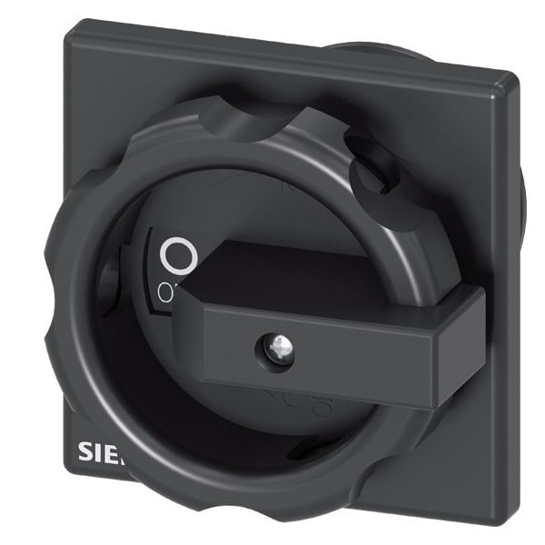 SIEMENS - Drehantrieb, schwarz 66x66 mm Bodenbefestigung Zentrallochbefestigung 22,5 mm