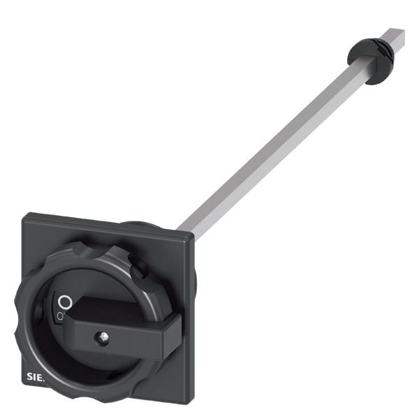 SIEMENS - Türkopplungsdrehantrieb, schwarz 66x66 mm, Frontbefestigung