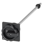 SIEMENS - Türkopplungsdrehantrieb, schwarz 66x66 mm, Frontbefestigung