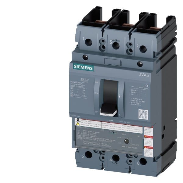 SIEMENS - Leistungsschalter, UL, Frame 250, 110 A, 3-polig, 100 kA, TM, FTAM, ohne Ansc...