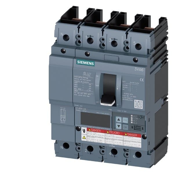 SIEMENS - Leistungsschalter, UL, Frame 250, 250 A, 4-polig, 35 kA, ETU8, LSI, ohne Ansc...