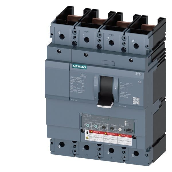 SIEMENS - Leistungsschalter, UL, Frame 400, 250 A, 4-polig, 35 kA, ETU3, LSI