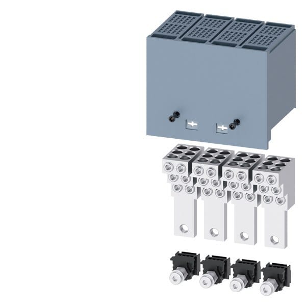 SIEMENS - Rundleiteranschlussklemme 6 Leitungen 4 Stück Zubehör für: 3VA1 100/160