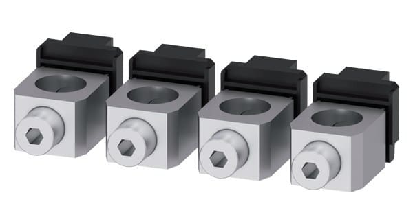 SIEMENS - Rundleiteranschlussklemme 4 Stück Zubehör für: 3VA1 400/630 3VA2 400/630