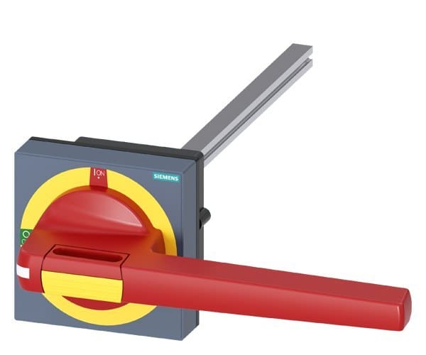 SIEMENS - Türkupplungsdrehantrieb NOT-AUS, Toleranzausgleich, 100x100, Welle 12x12, 0-I