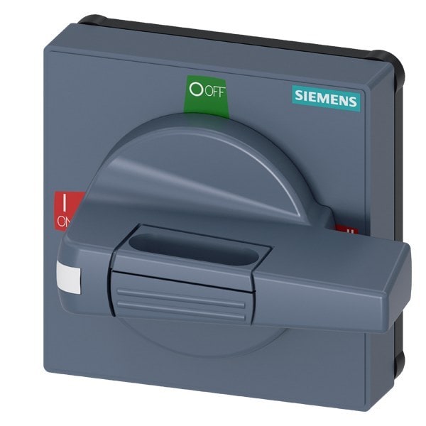SIEMENS - Handhabe mit Sichtblende Standard Größe 75x 75, für Welle 8x 8, I-0-II