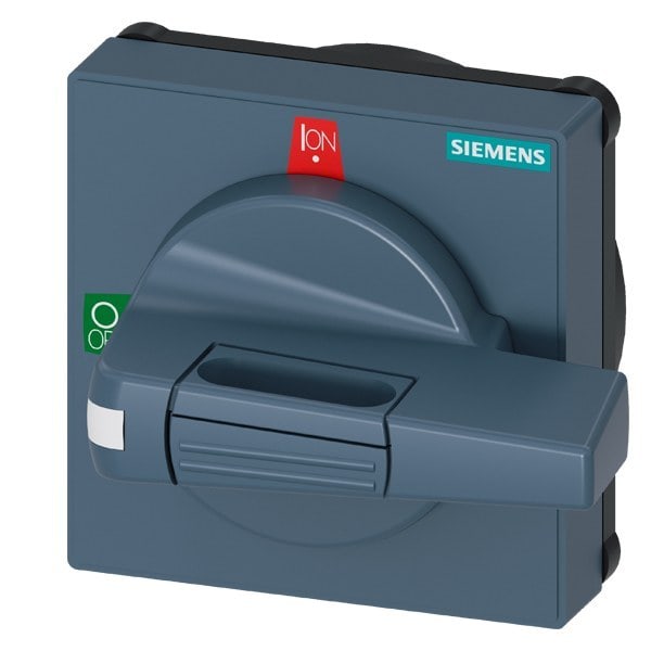 SIEMENS - Handhabe mit Sichtblende Standard mit Beleuchtung Größe 75x 75, für Welle 8x 8