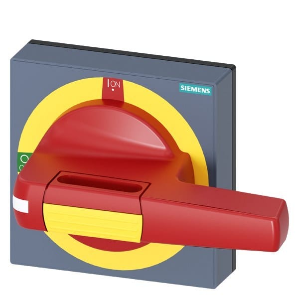 SIEMENS - Handhabe mit Sichtblende NOT-AUS Größe 100 x 100, für Welle 8 x 8, 0-I