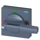 SIEMENS - Handhabe mit Sichtblende Standard Größe 100x 100, für Welle 8x 8, I-0-II