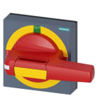 SIEMENS - Handhabe mit Sichtblende NOT-AUS Größe 100x 100, für Welle 8x 8, I-0-II